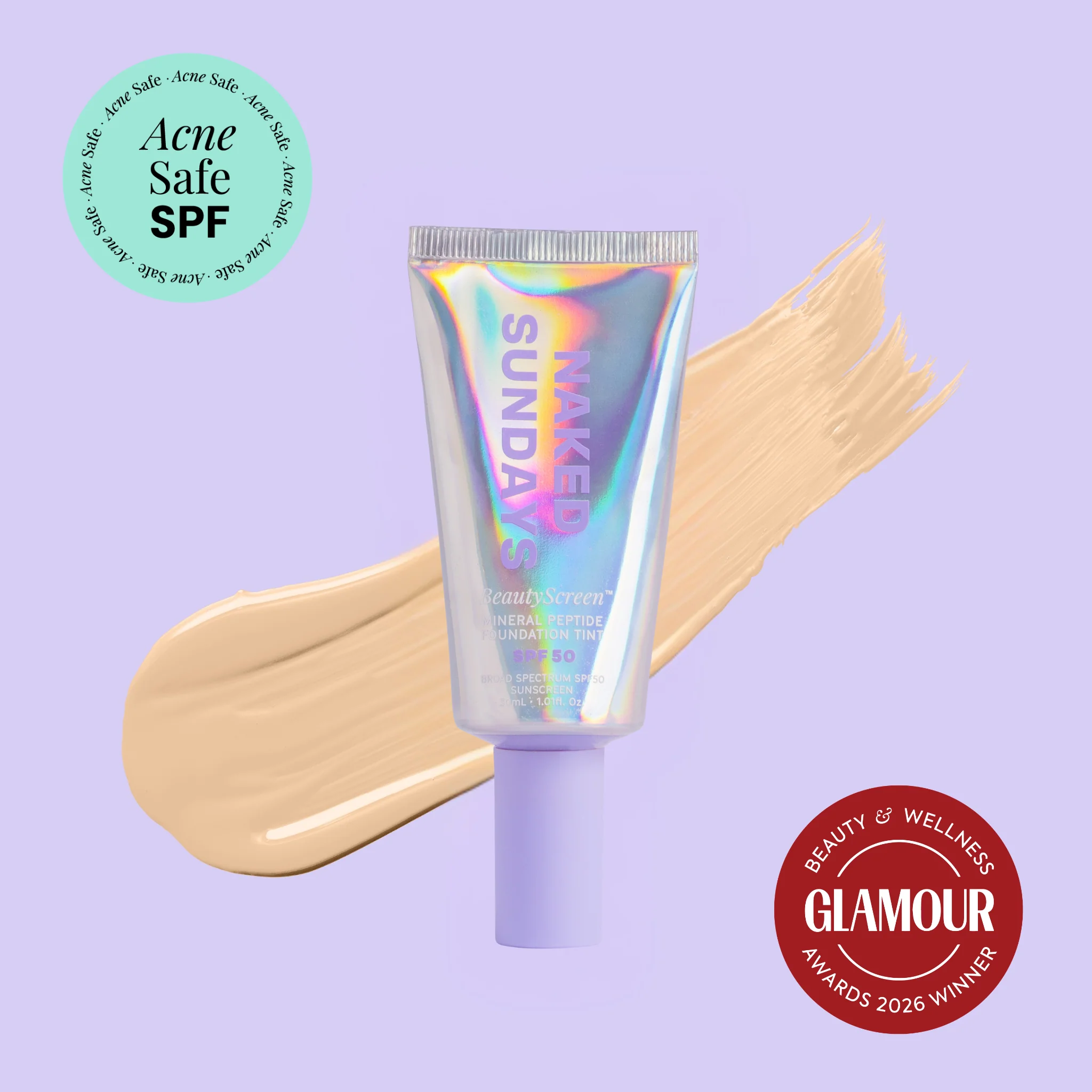 BeautyScreen™ SPF50 Peptide Foundation Tint - 2.5 Light Neutral