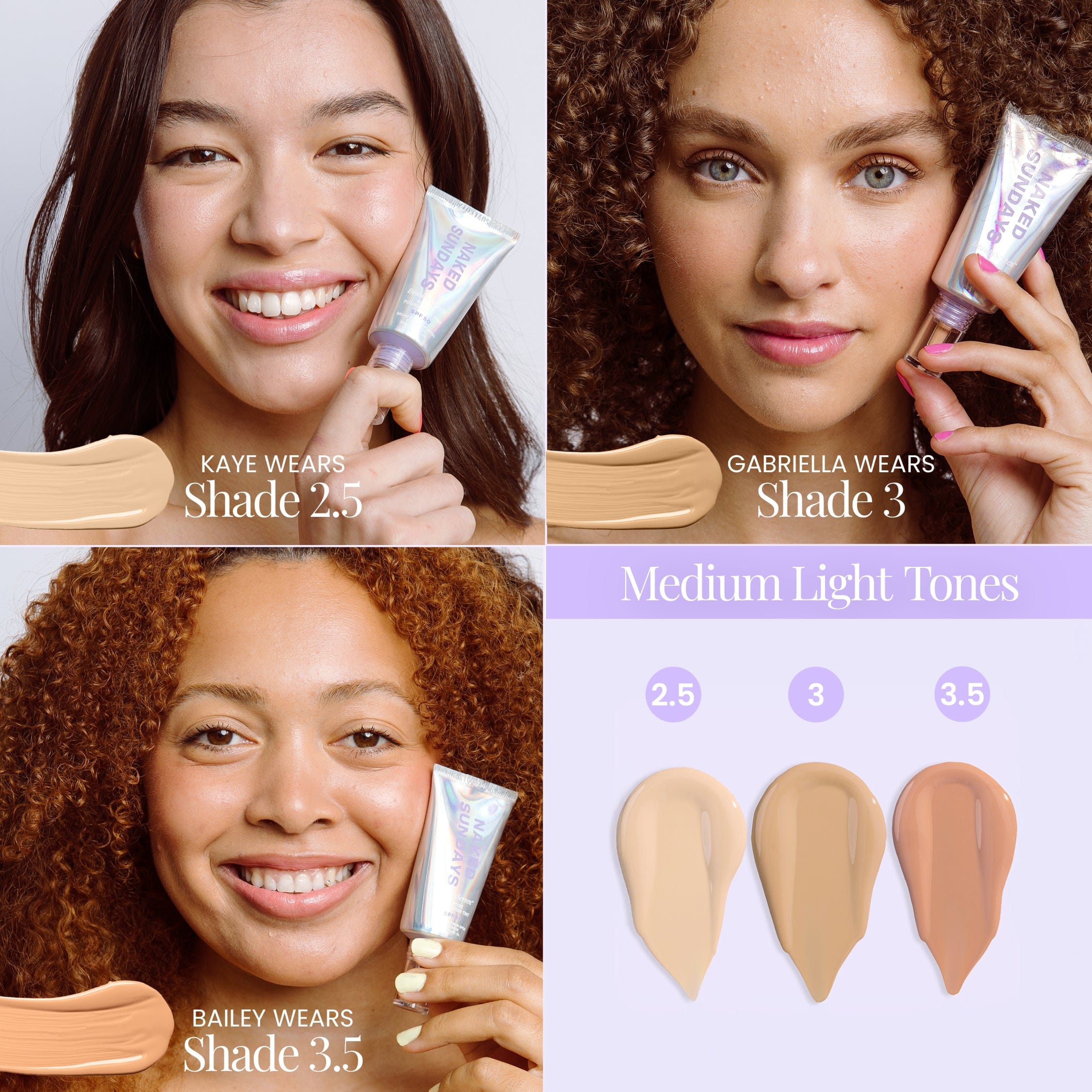 BeautyScreen™ SPF50 Peptide Foundation Tint - 2.5 Light Neutral - Image 4