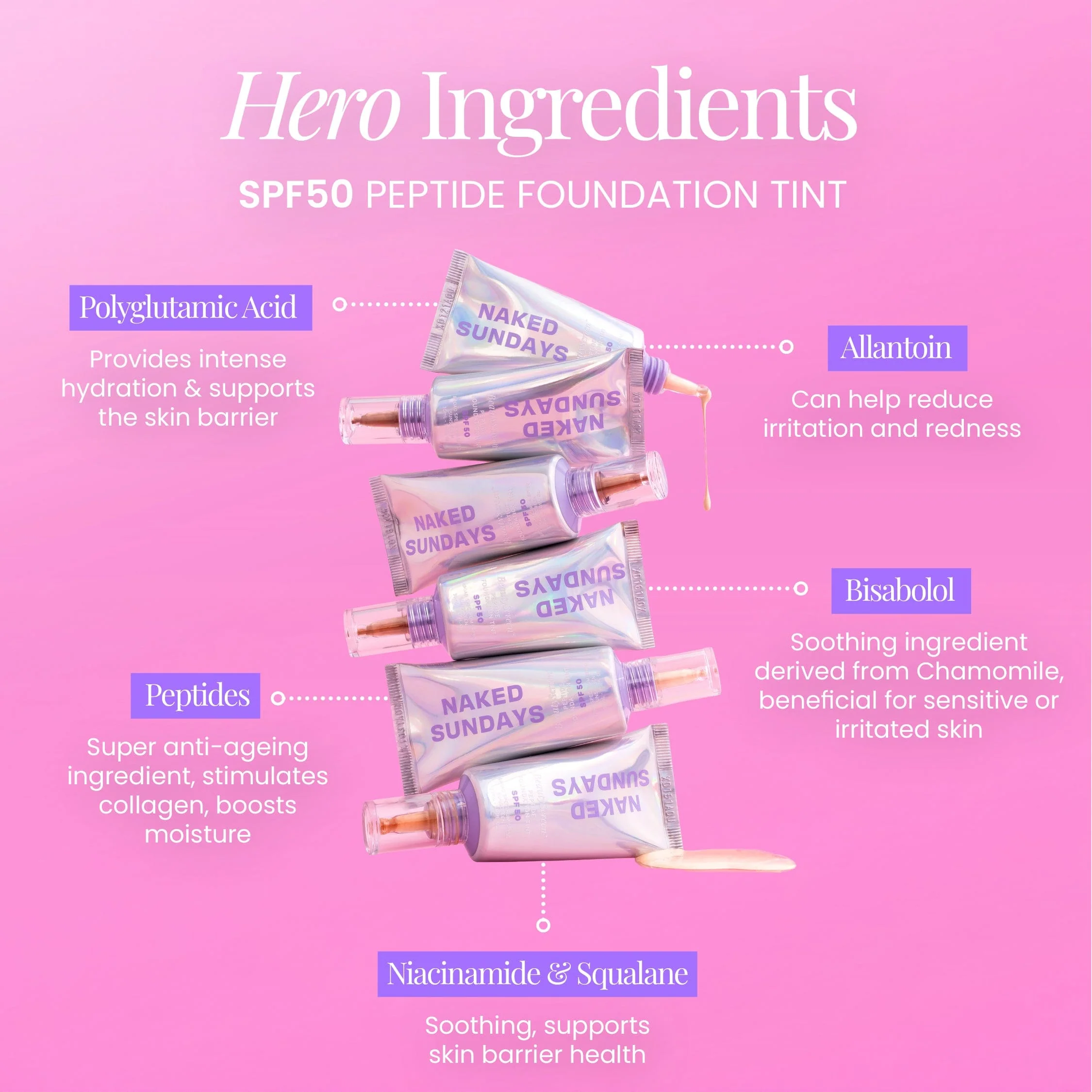BeautyScreen™ SPF50 Peptide Foundation Tint - 1 Fair Neutral - Image 6