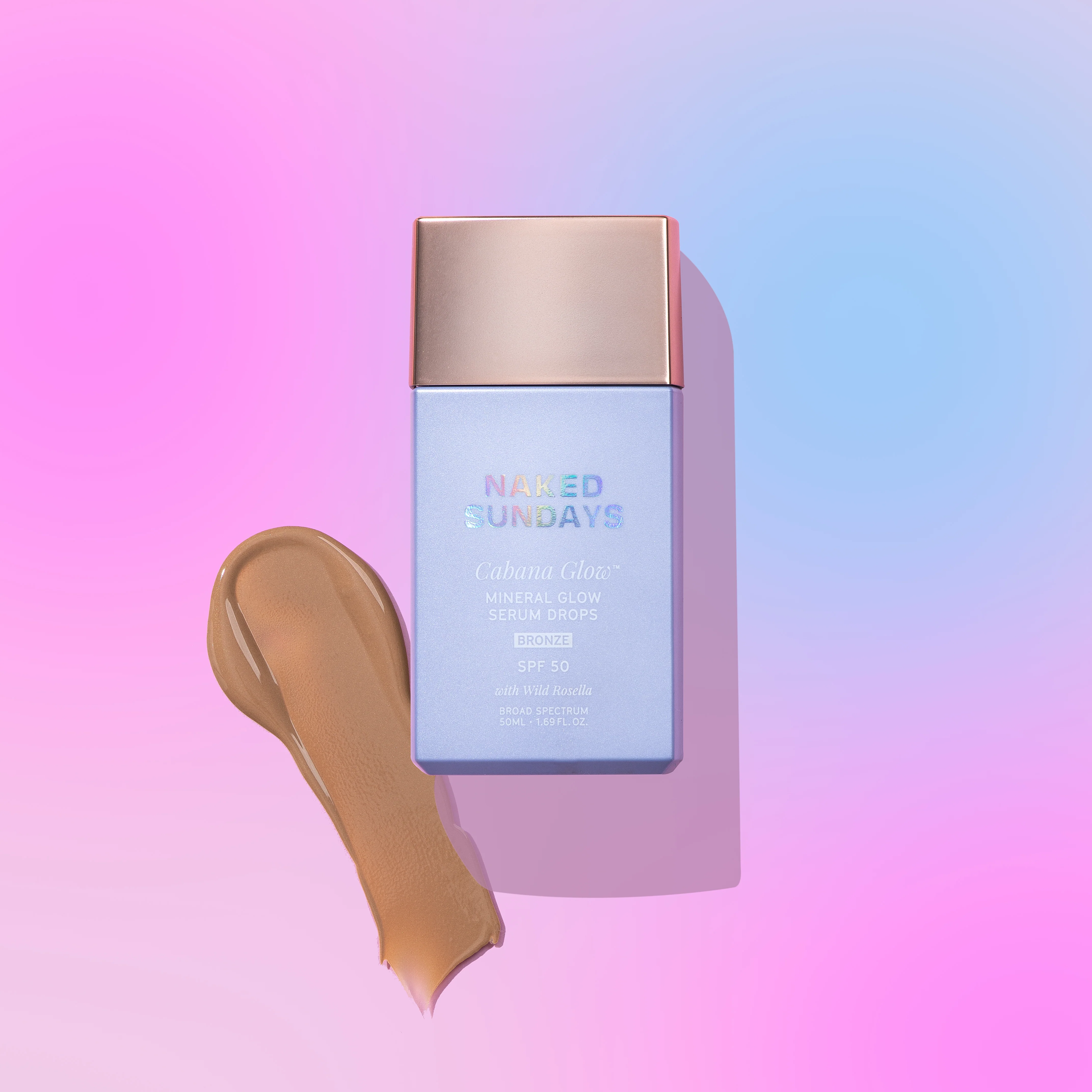 CabanaGlow™ SPF50 Mineral Glow Serum Drops - Bronze - Image 4