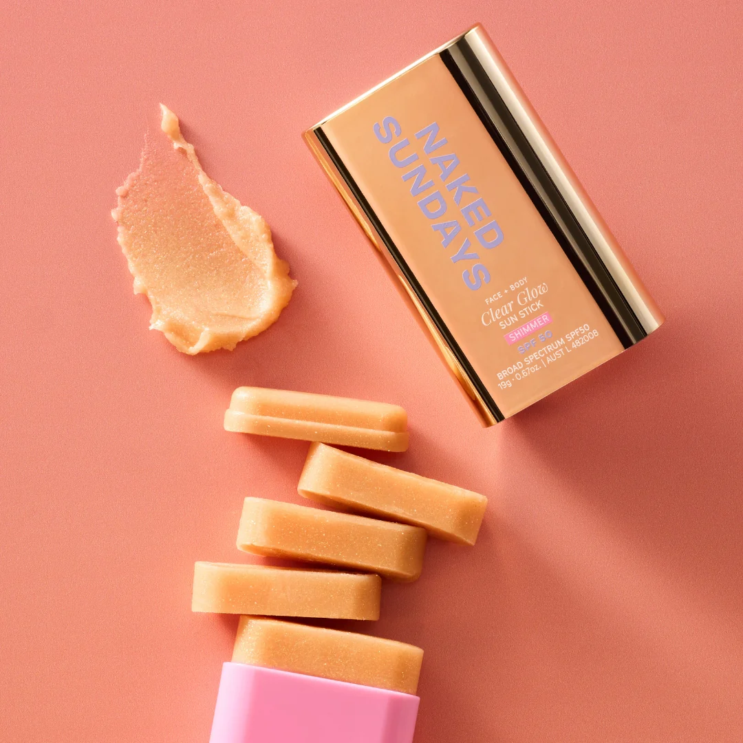 SPF50 Clear Glow Shimmer Sun Stick - Image 6