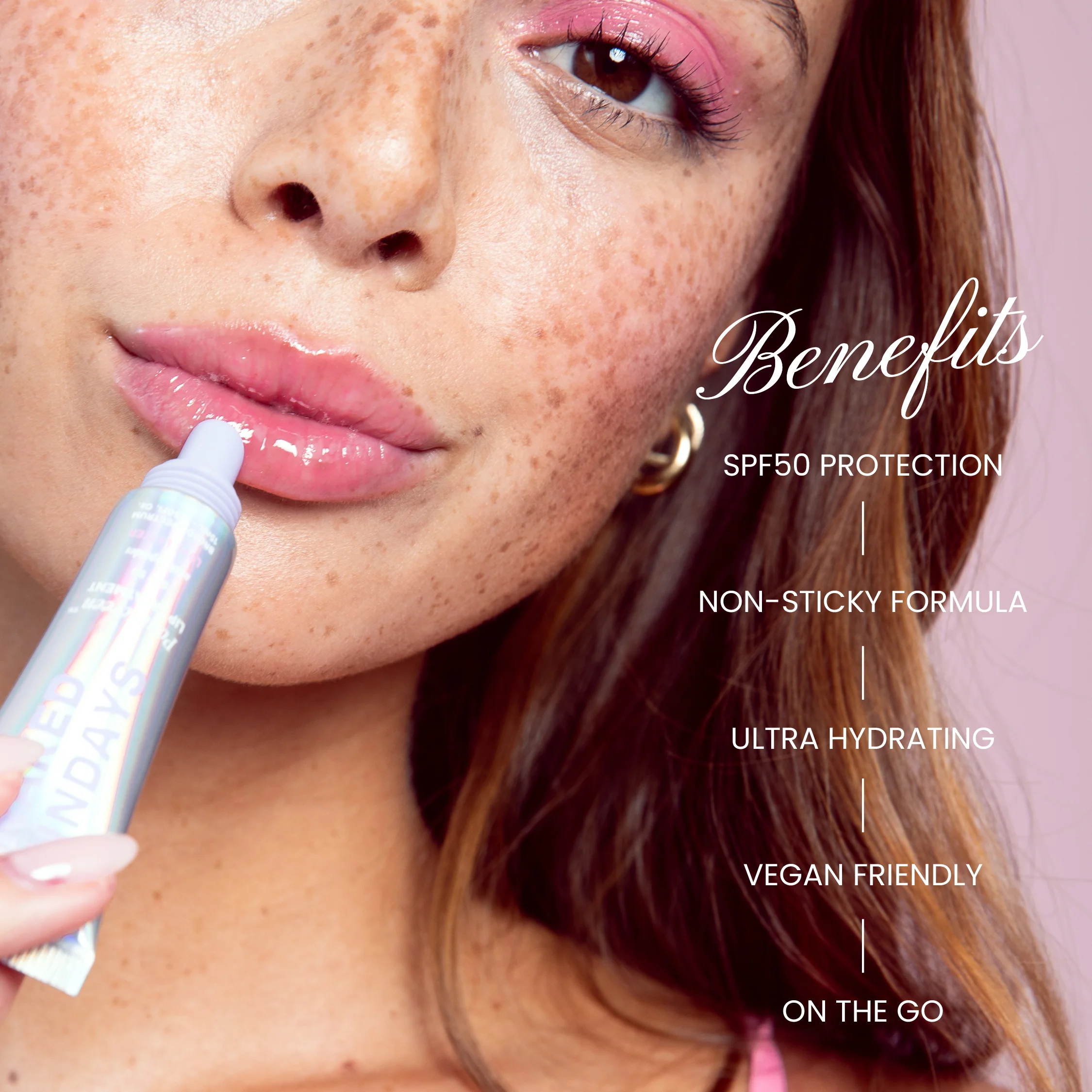 PoutScreen™ SPF50 Lip Treatment - Love Letter (Sheer Candy Pink) - Image 6