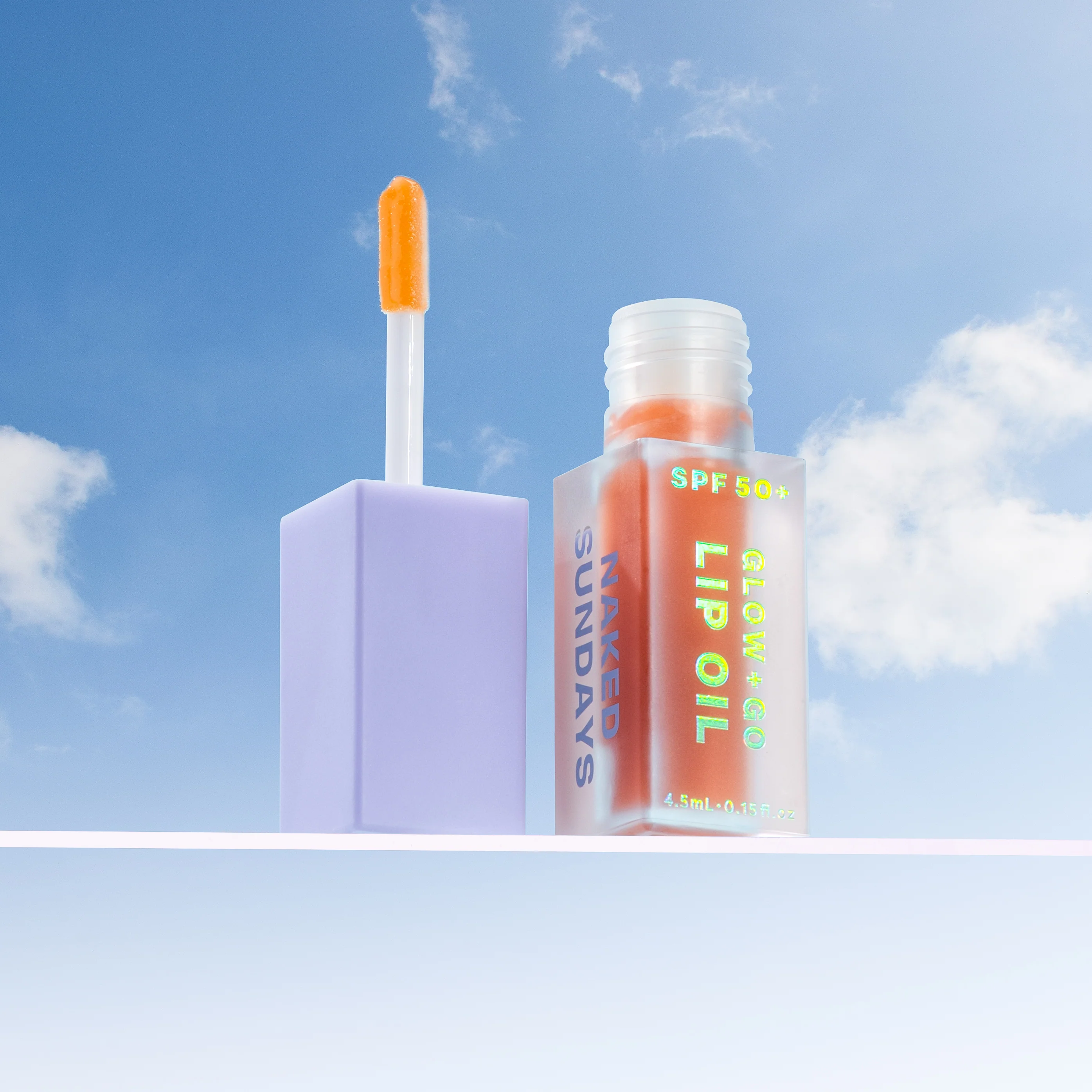 SPF50 Glow + Go Lip Oil - Salted Caramel - Image 3