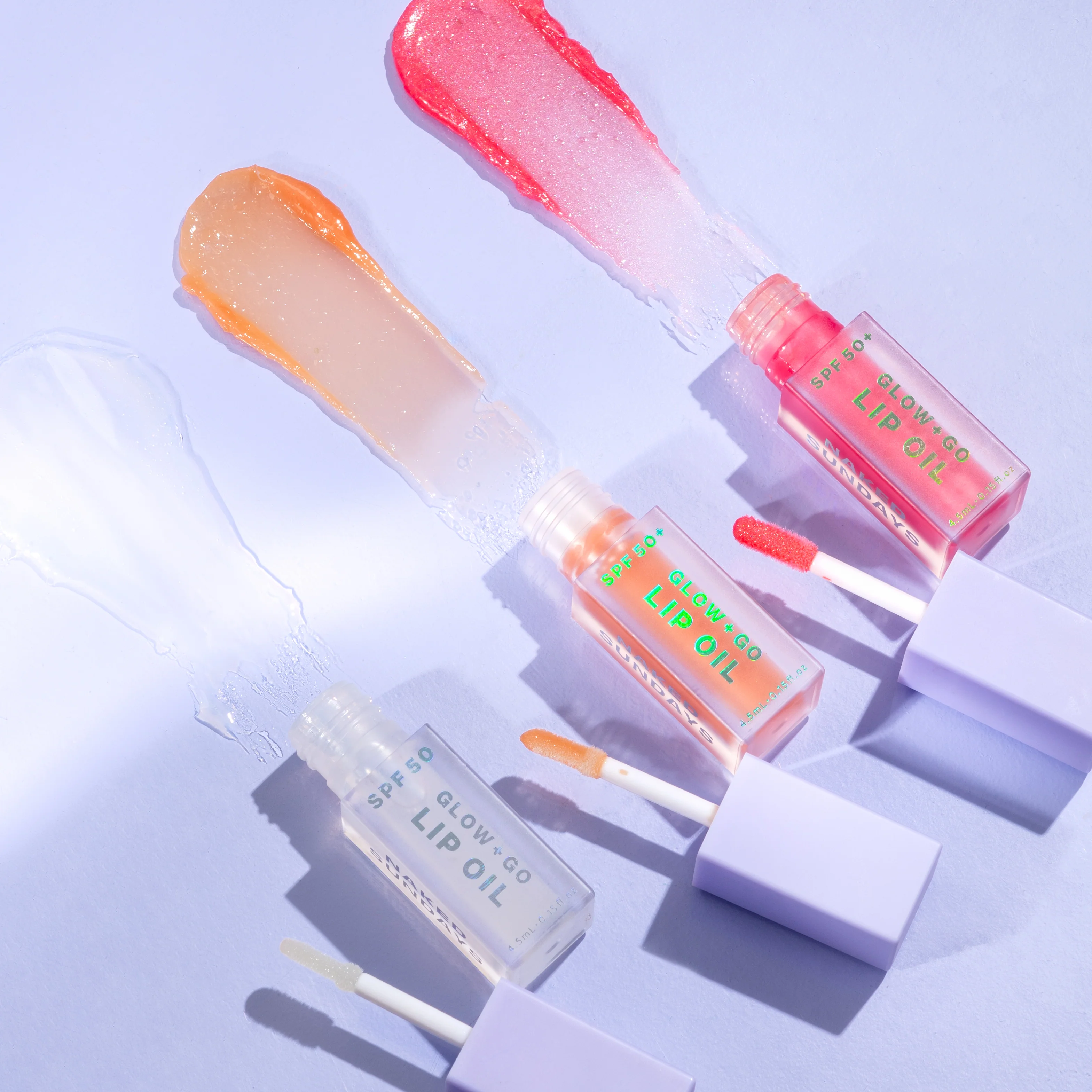 SPF50 Glow + Go Lip Oil - Salted Caramel - Image 4